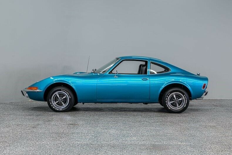 1973 opel gt 60431 miles blue coupe 1900cc 4-spd manual
