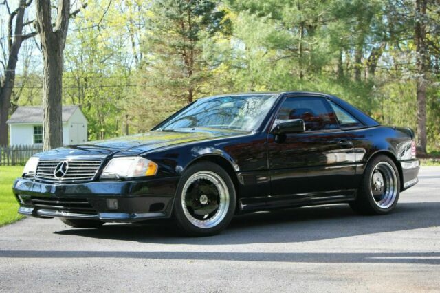 1991 mercedes benz 500sl 6.0 amg pre merger blk/blk 73k miles very rare gen 1 lr
