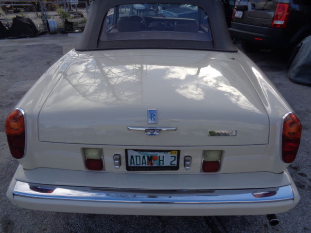 rols royce corniche 1986 extra low miles garaged florida car one year warranty