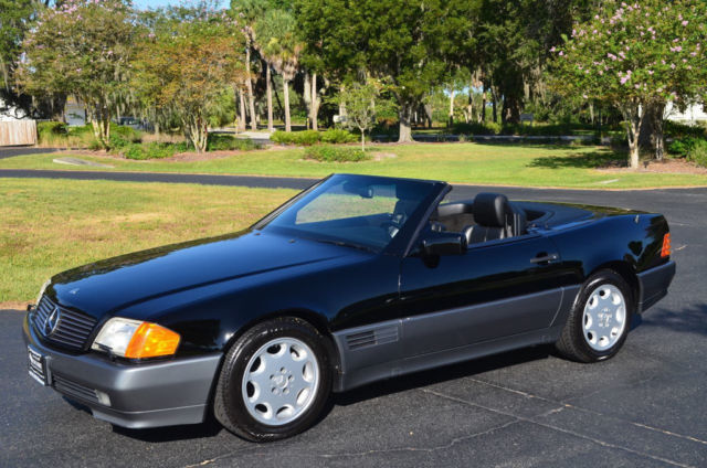 500sl roadster low miles 2 dr convertible automatic gasoline 5.0l 8 cyl black
