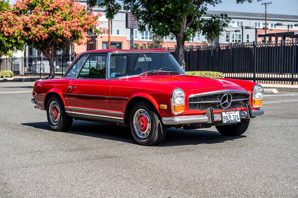 1970 mercedes-benz sl-class 280 sl, all original fenders, headlight notches