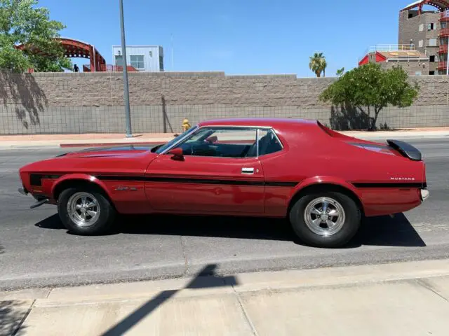 no reserve 1971 ford mustang coupe v8 runs and drives red