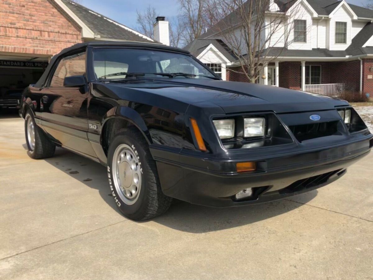1985 ford mustang convertible 5.0 high output efi rare car