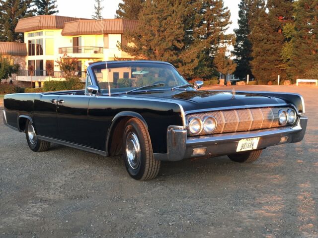1964 lincoln continental convertible black leather interior suicide 4 door
