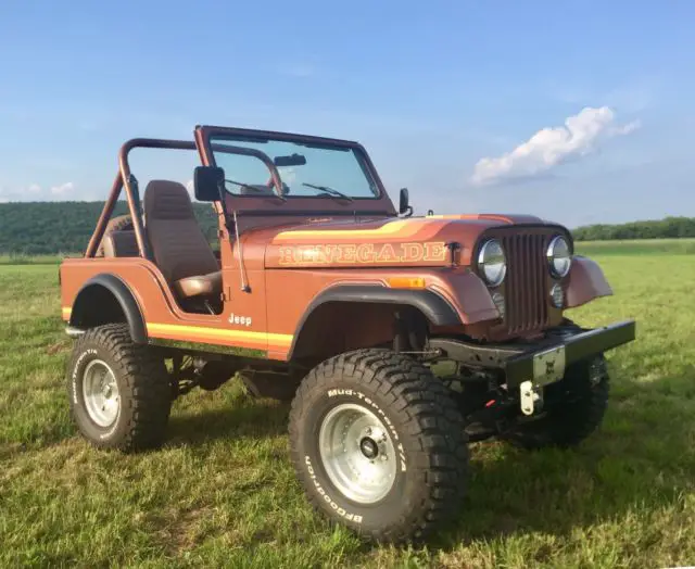 1982 82 jeep renegade cj5 cj 5 *manual* chevy 355 motor 525 horsepower 4" lift