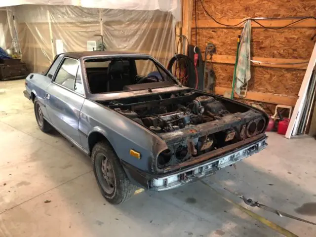 1981 lancia beta zagato convertible - w/ salvage title for parts or repair