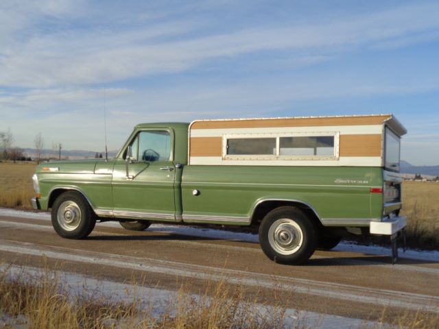 1970 ford f250 f 250 sport custom camper special western survivor barn find nr