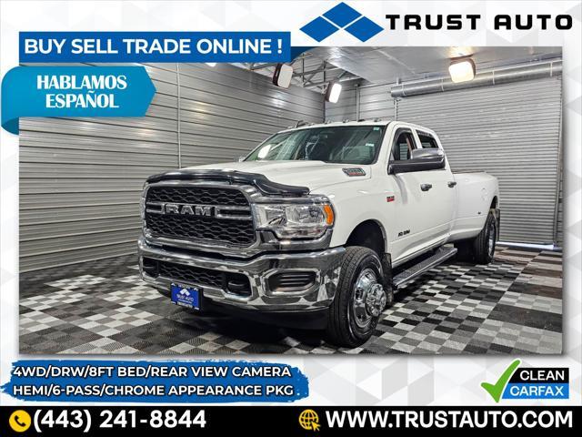 2020 ram 3500 tradesman 4wd crew cab dually 8ft bed hemi pickup truck