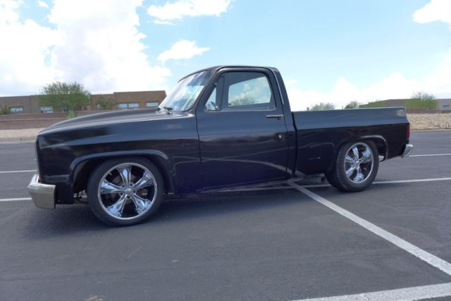 1986 chevrolet c10 pickup hot rod street machine pro touring muscle foose wheels