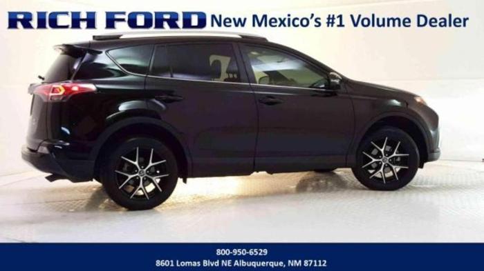 2016 toyota rav4 se awd se 4dr suv for sale in albuquerque, new mexico