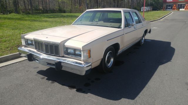 1981 mercury grand marquis base sedan 4-door 5.0l