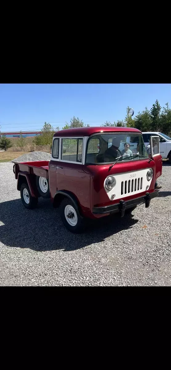 1961 jeep mb pickup red 4wd manual foward control fc 150