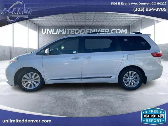 2016 toyota sienna xle premium