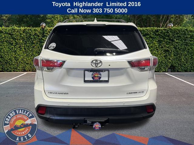 2016 toyota highlander limited