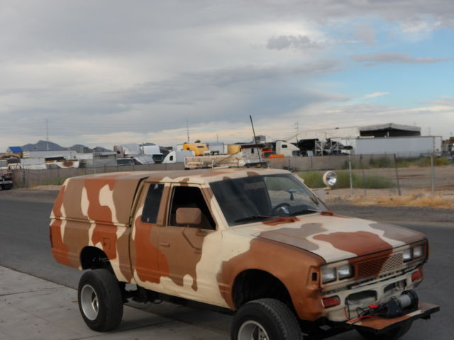 1984 nissan 720 deluxe extended cab pickup 2-door 2.4l 4spd 4wd