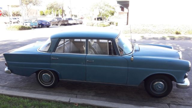 1964 classic mercedes benz 190d 4 speed manual 4 cyli clean califfornia title