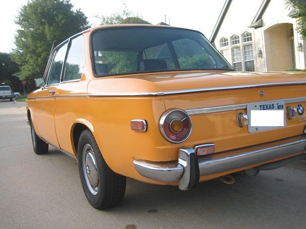 here's to you mrs. robinson: beautiful 1971 colorado orange bmw 2002