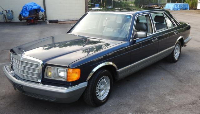 1984 mercedes 500 sel with low mileage