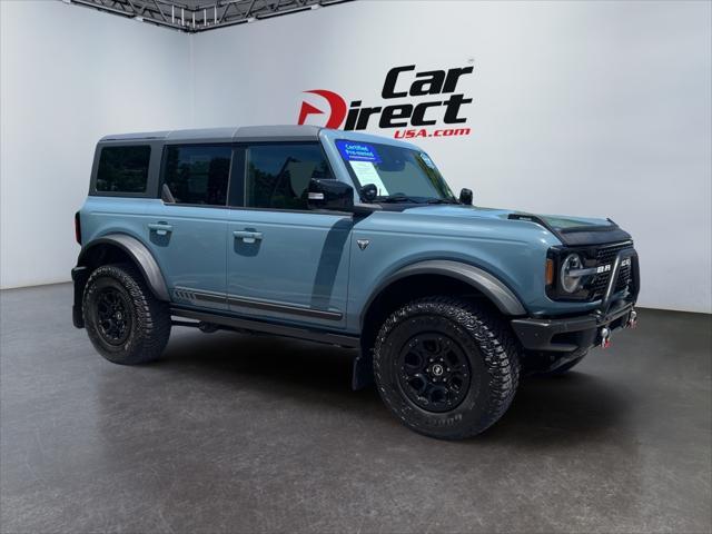 2021 ford bronco first edition, leather, heated seats, heated steering wheel, bang and olufsen sound, navigation, sync, brush guard, hard top, backup camera, parking sensors, remote start!!