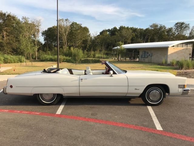 1973 cadillac eldorado convertible low miles low reserve