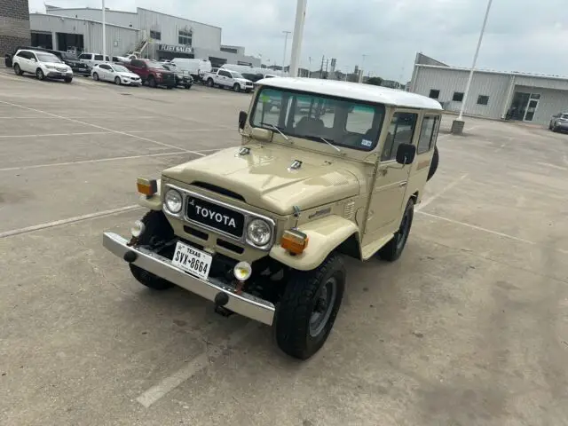 1980 toyota fj cruiser suv brown 4wd manual fj land cruiser