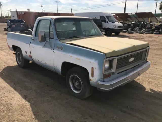 1973 chevy cheyenne short bed rare find rolling chassis