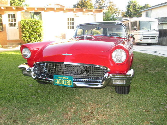 1957 ford thunderbird d-code 390 cadillac engine - completely restored