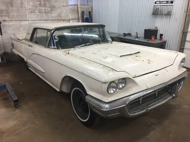 1960 ford thunderbird hardtop & 1959 thunderbird convertable