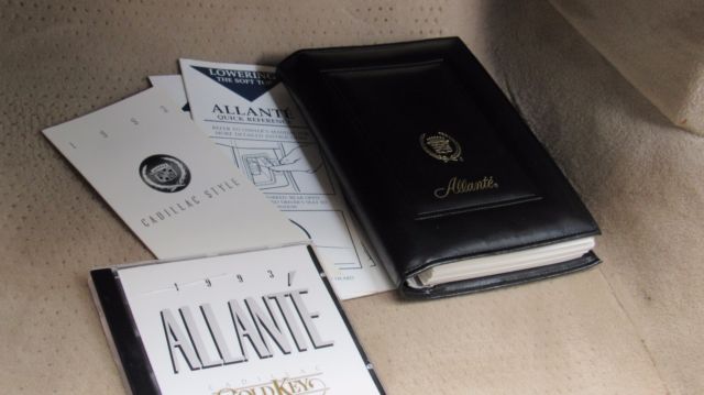 1993 cadillac allante convertible gold key edition. 2nd owner, 40,000 miles
