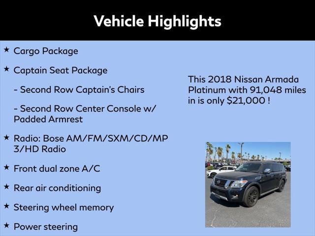 2018 nissan armada platinum