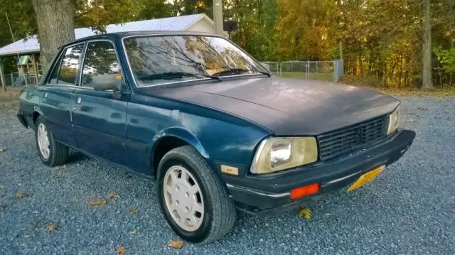 1984 peugeot 505 turbo diesel auto daily driver video runs great va inspected