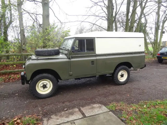 land rover series 3 109 1978 2.25 gasoline ex military left hand drive lhd rare