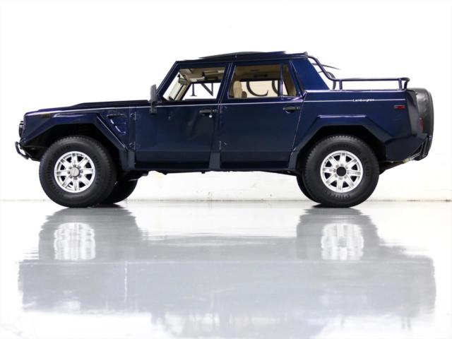 1990 lamborghini lm002!! - only 10k miles!! - blue/ tan leather interior!!
