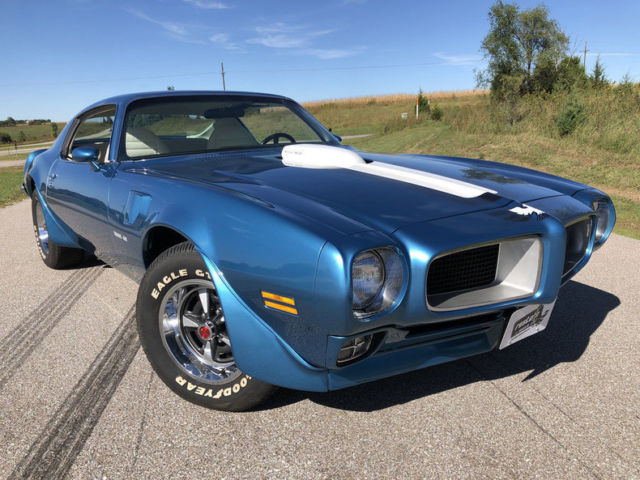 1971 pontiac trans am 49509 miles lucerne blue coupe 455 ho v8 4 speed manual