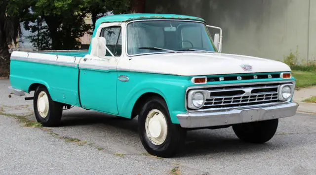 1965 ford f250 custom cab camper special all original