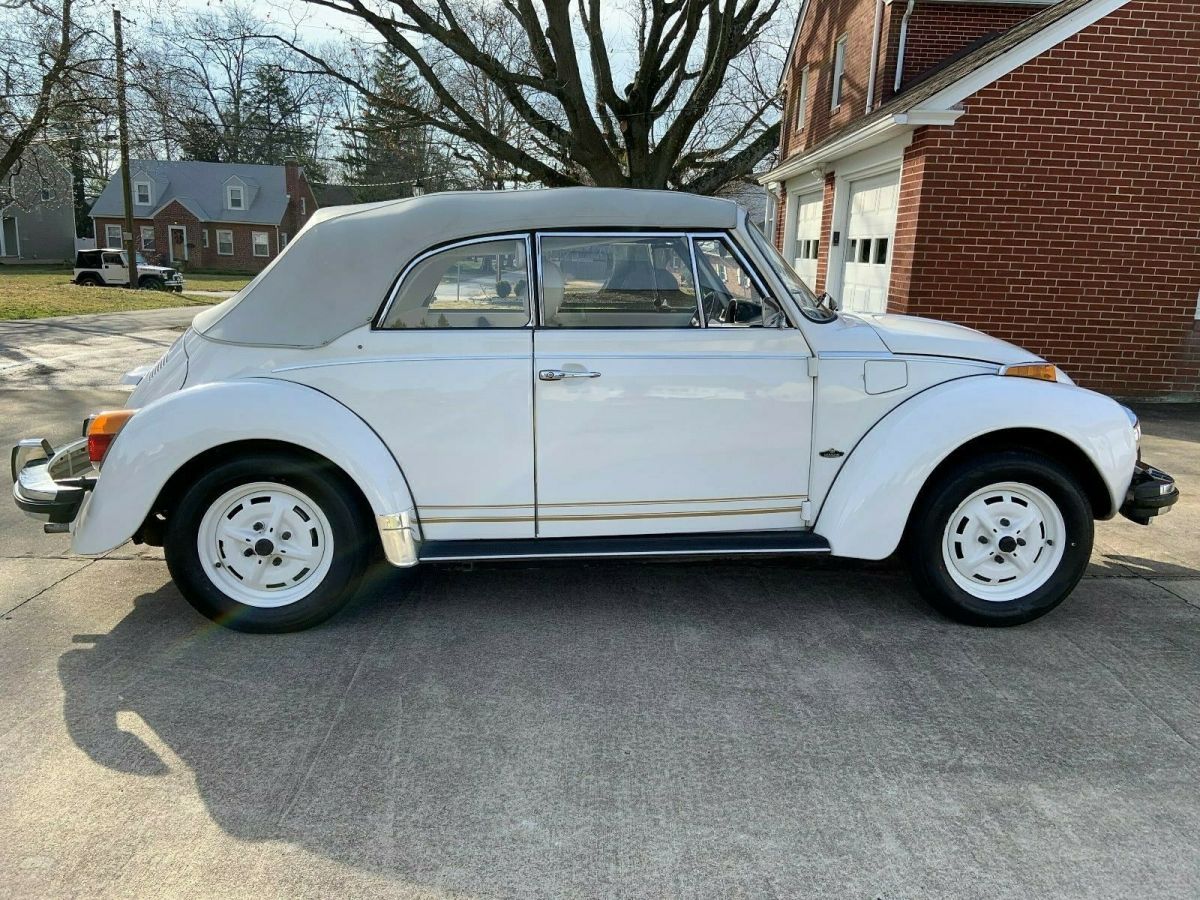 1977 champagne edition volkswagen superbeetle convertible