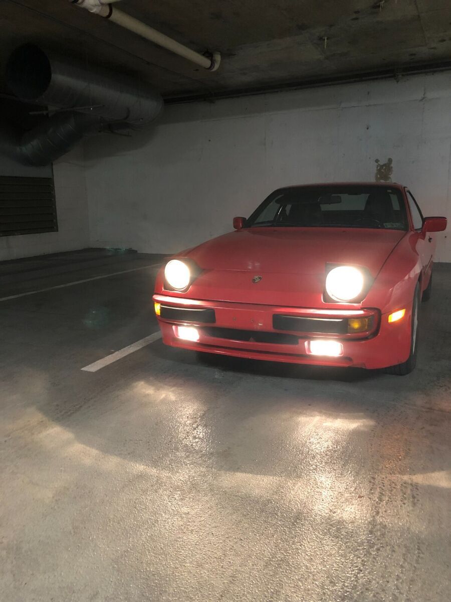 1987 porsche 944 s coupe red 2-door