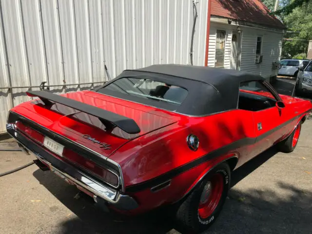 1970 dodge challenger r/t 440 six pack shaker hood modified convertible