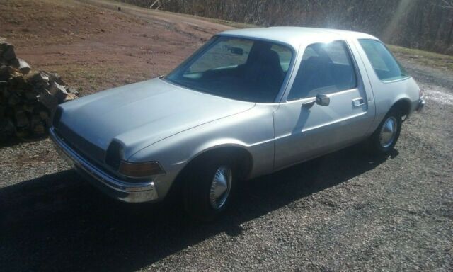 1976 amc pacer, silver with original black interior
