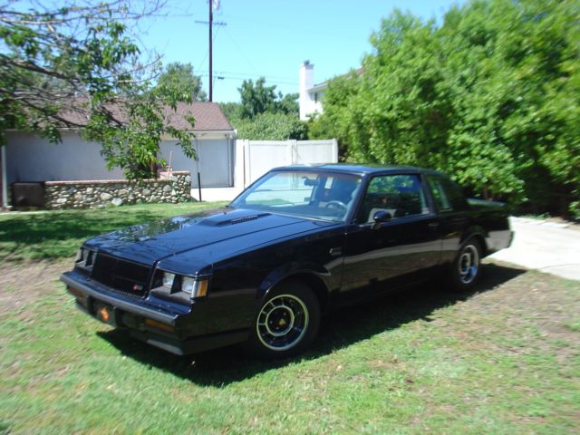 1987 buick grand national t-top 82k miles ca car 1986