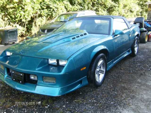 1992 chevy camaro convertible rs. 25th anniversary