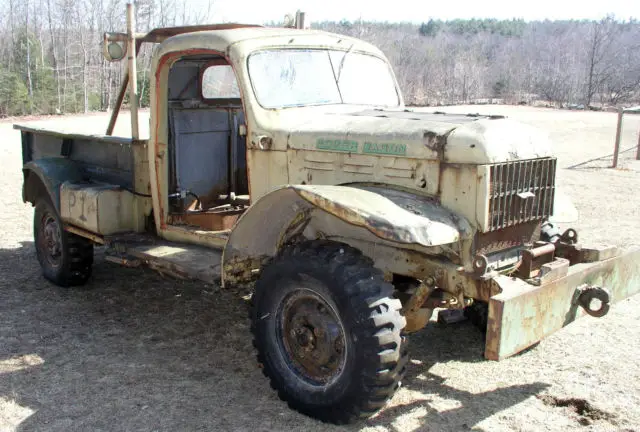 1956 civilian dodge power wagon c-4 as found low miles restoration project