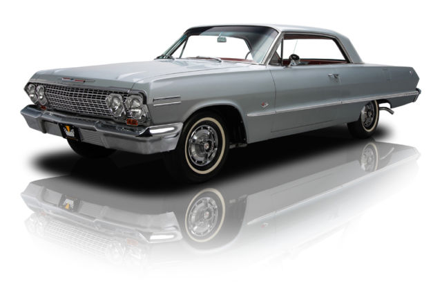frame off restored satin silver impala super sport 327 v8 m21 4 speed ps pb