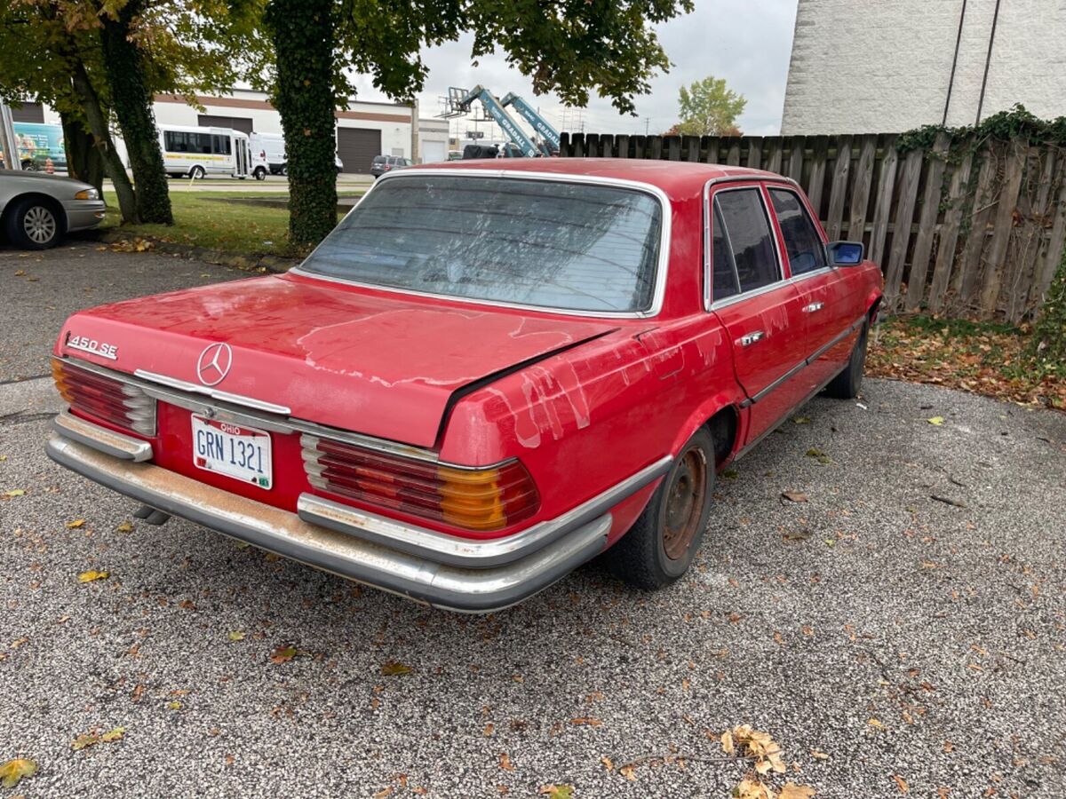1973 mercedes benz 450 se no reserve w116 450sl 450sel 450se 450slc 560 sec