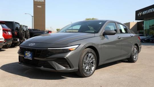 2024 hyundai elantra hybrid blue