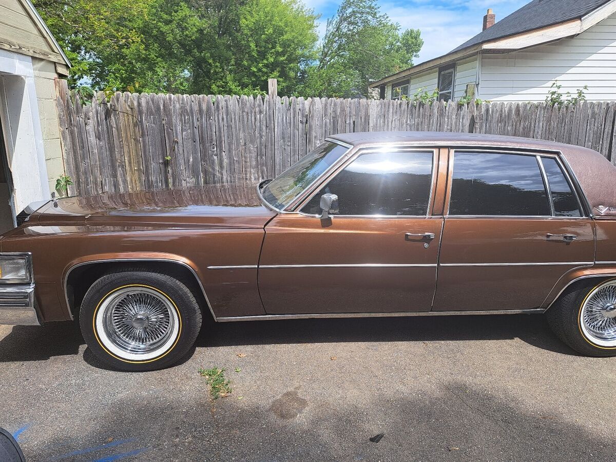 1979 cadillac deville sedan sedan brown