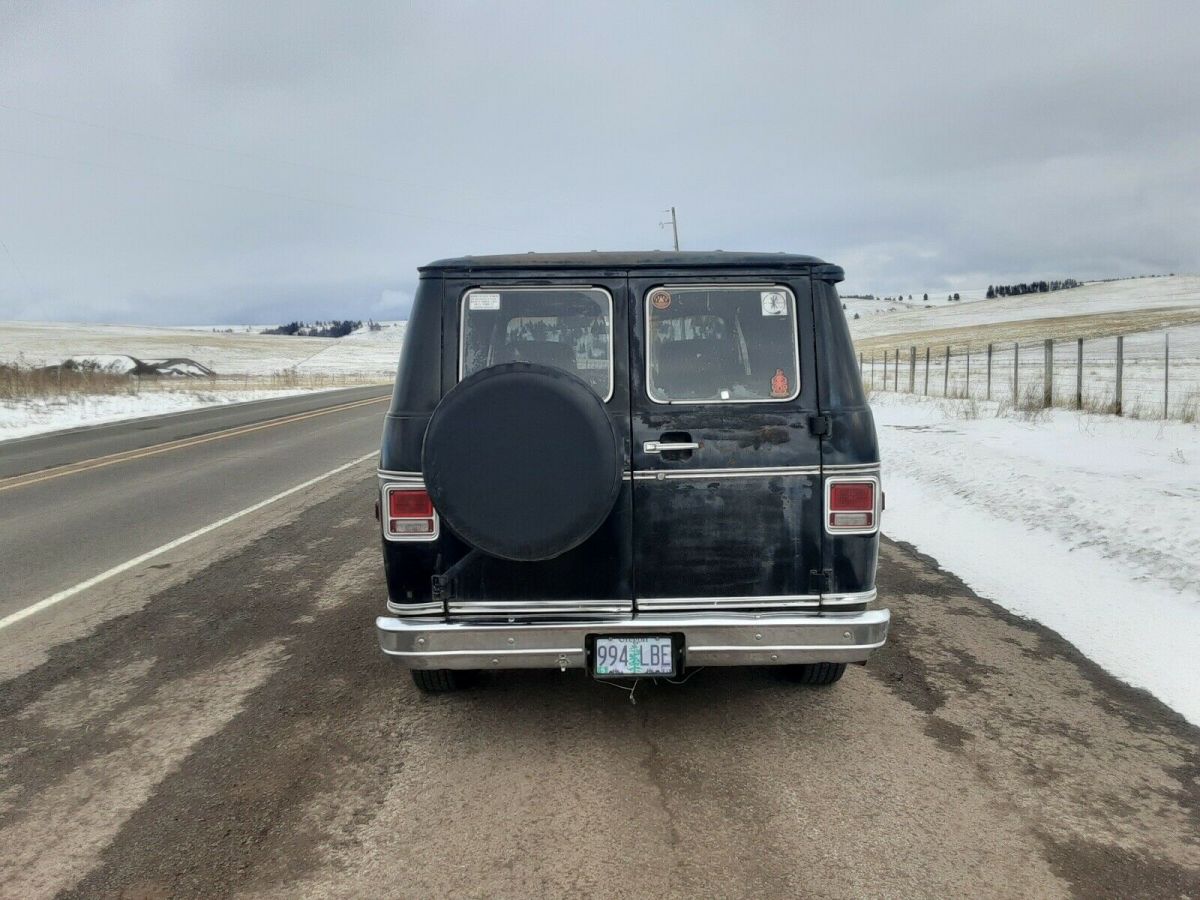 1978 chevrolet g20 van black fwd automatic camper van