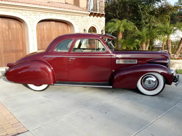 1939 cadillac lasalle 5 window coupe - restored
