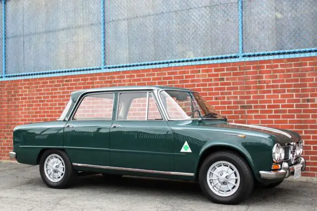 exceptionally nice restored giulia super, 500 miles on rebuilt engine