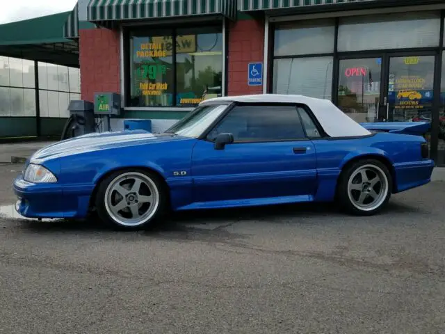 1991 mustang gt convertible supercharged 351w street rod restomod